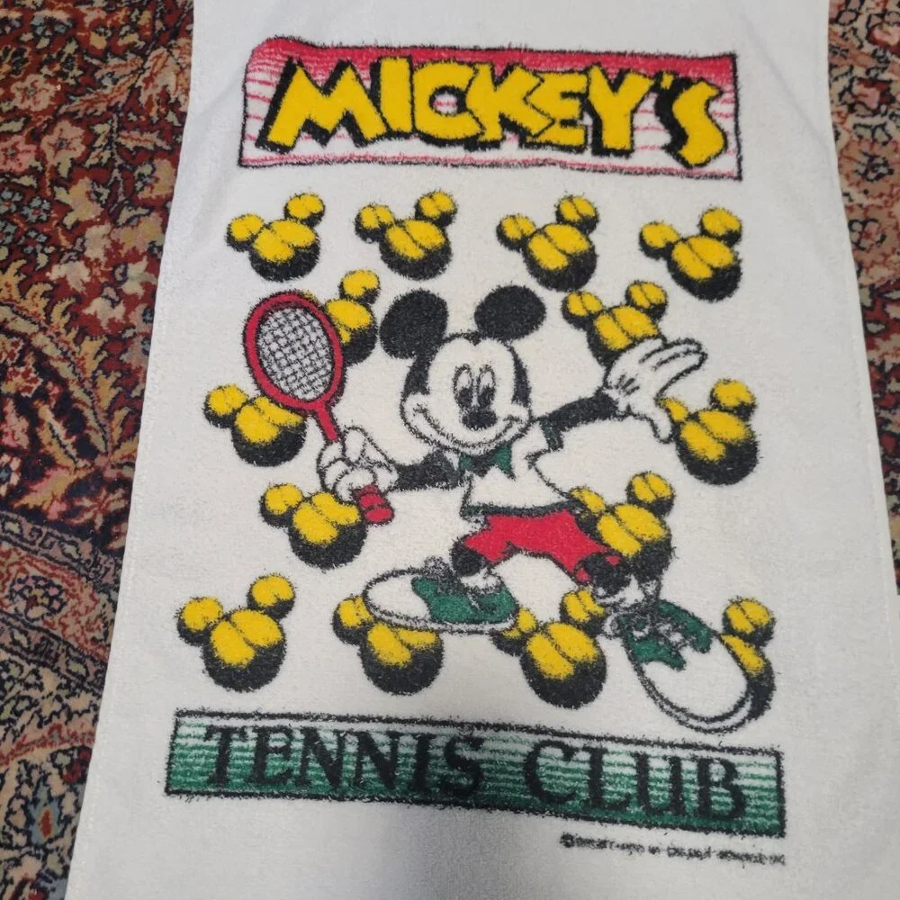 Vintage Cannon Mickey Mouse Tennis Towel